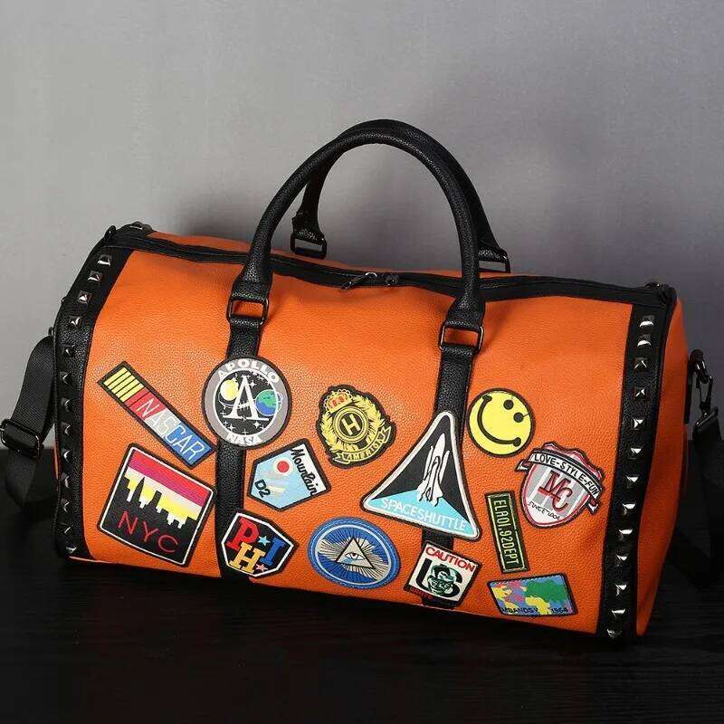 2025 New Badge Travel Totes Top-Handle With Shoulder Strap Large Capacity Handbag Men Fashion Crossbody Bags Bolsos
