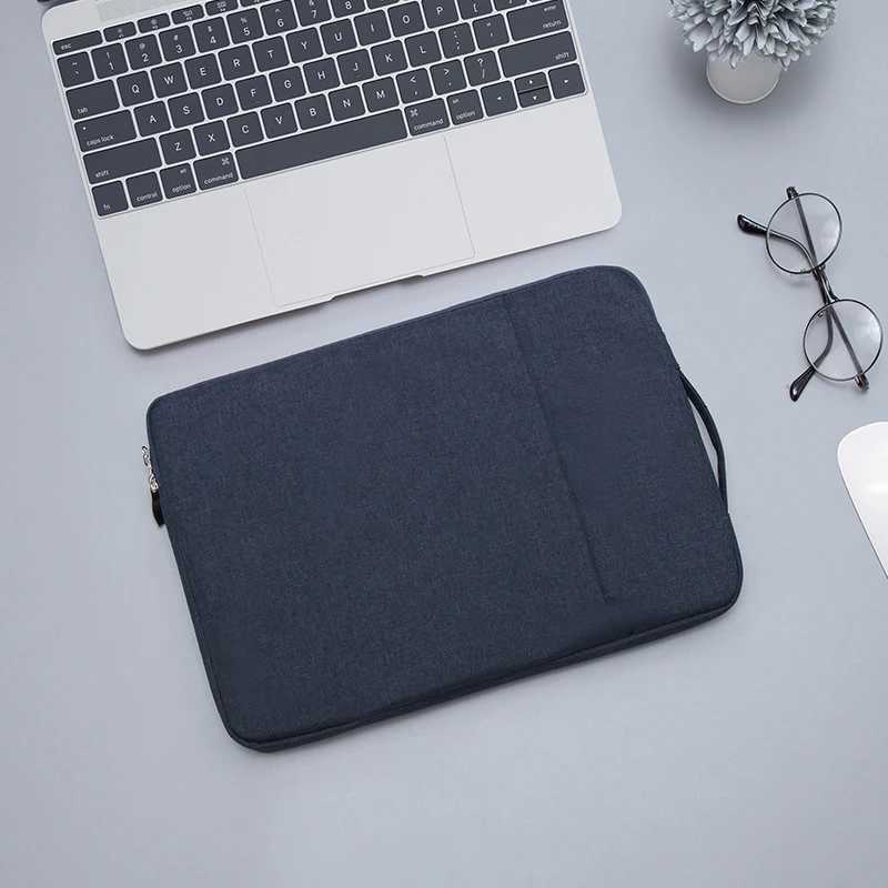 11 12 13 14 15 15.6 Inch Waterproof Laptop Bag Sleeve Case for MacBook Air Pro M1 Notebook Computer Cover Lady Man Handbag y250730