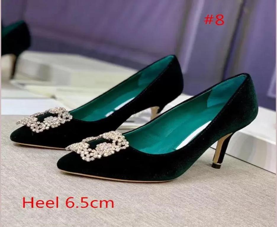 Summer Luxury Brands Satin Women Sandals Shoes Square Crystal Jewel Buckle Pumps Blue Grey Black White Sandalias With Box5397869