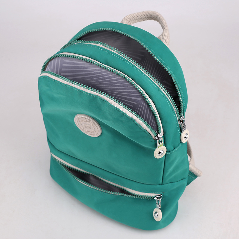 Women's Outdoor Casual Portable Backpack Large Capacity Water-Repellent Nylon School Bag ddmymoon