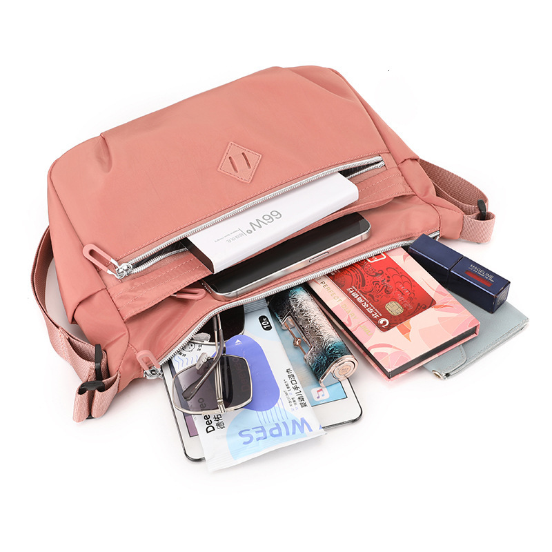 Colorful Fox New Women's Shoulder Korean Version Simple Large Capacity Crossbody Water-Resistant Nylon Bag ddmymoon