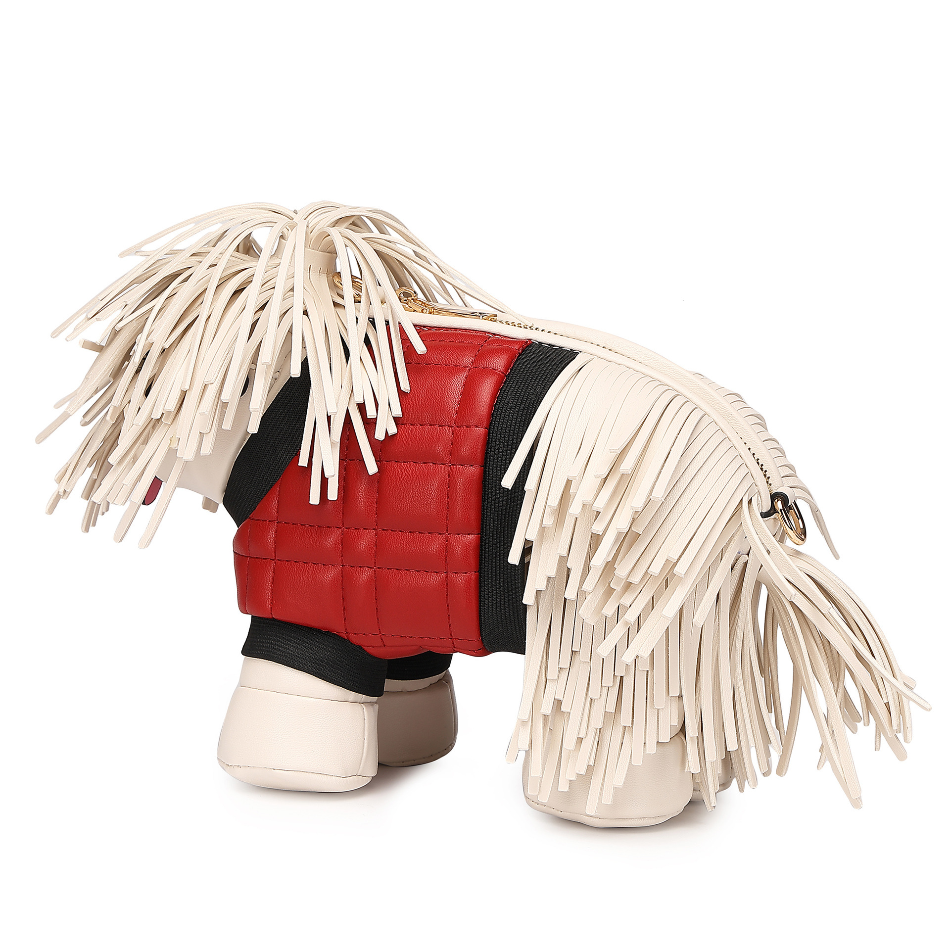 New Fashion Creative Cute Tassel Chow Puppy Single Shoulder Crossbody Quirky Personality Trendy Women's Bag ddmymoon