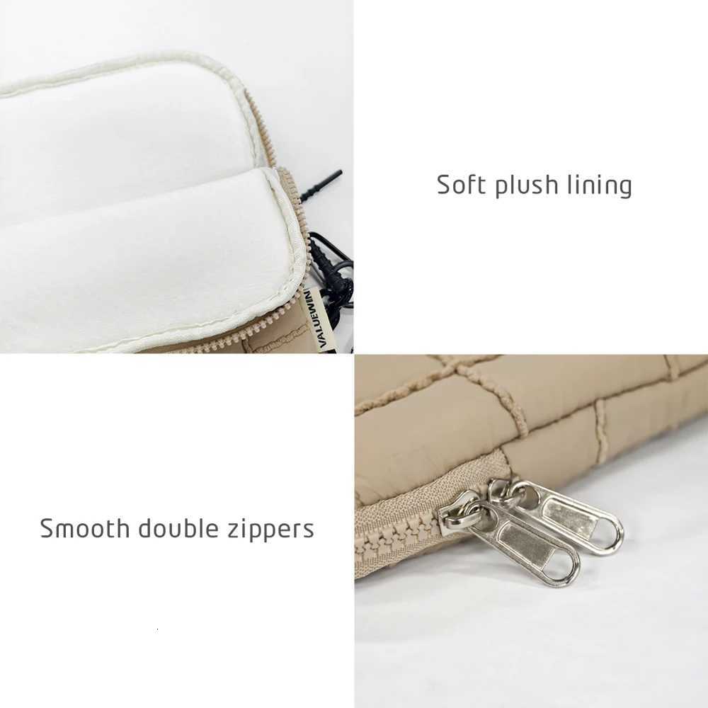 Laptop Case 13-14 15-15.6 inch Puffy Laptop Sleeve Compatible with Book Air/Pro HP ASUS Laptop Bag 9-11 iPad Case y250730