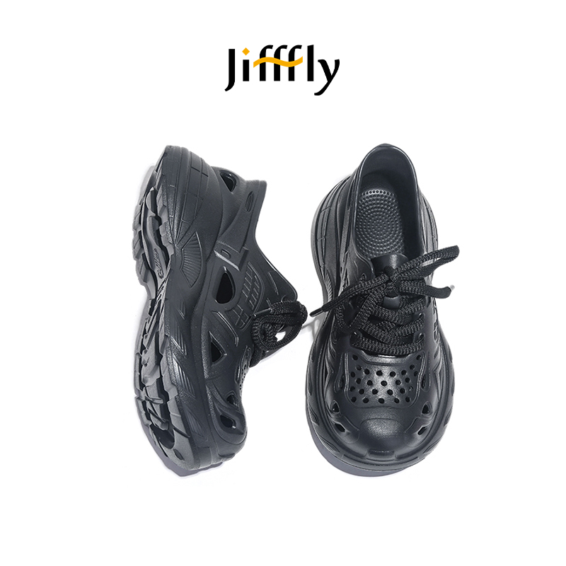Jifffly Men's Summer Breathable Thick Sole Hiking Sandals with Anti-Slip Outsole for Indoor & Outdoor Use