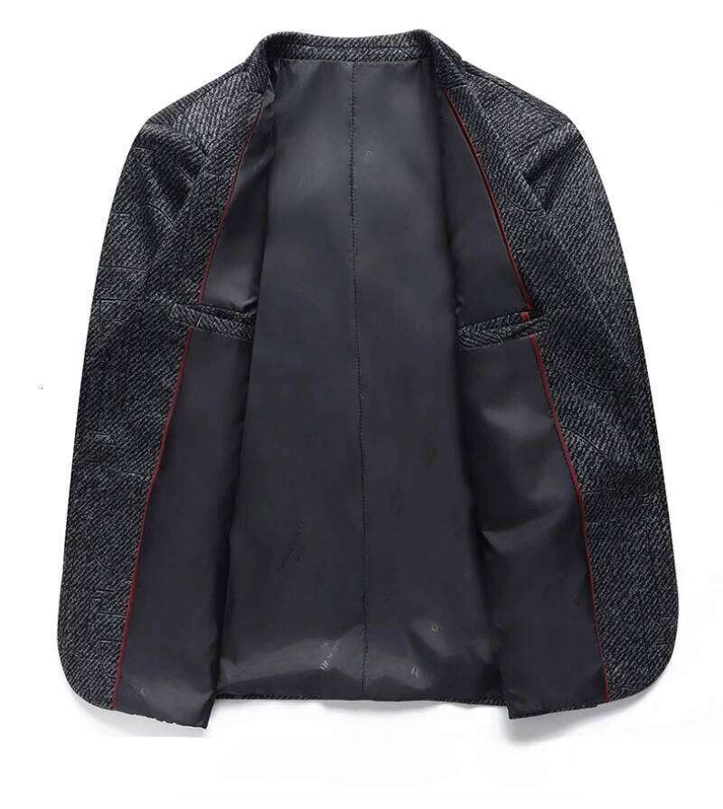 Blazer's New Outdoor Men's Fashion, Sporty and Slimming British Style Business Gentleman's Versatile Wedding Striped Blazer