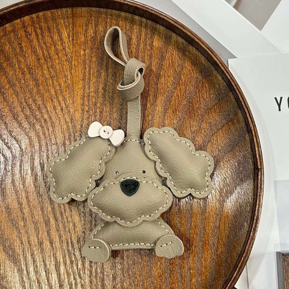 Teddy Dog Bag Niche Decoration Cute Cartoon Puppy Backpack New Car Keychain Pendant