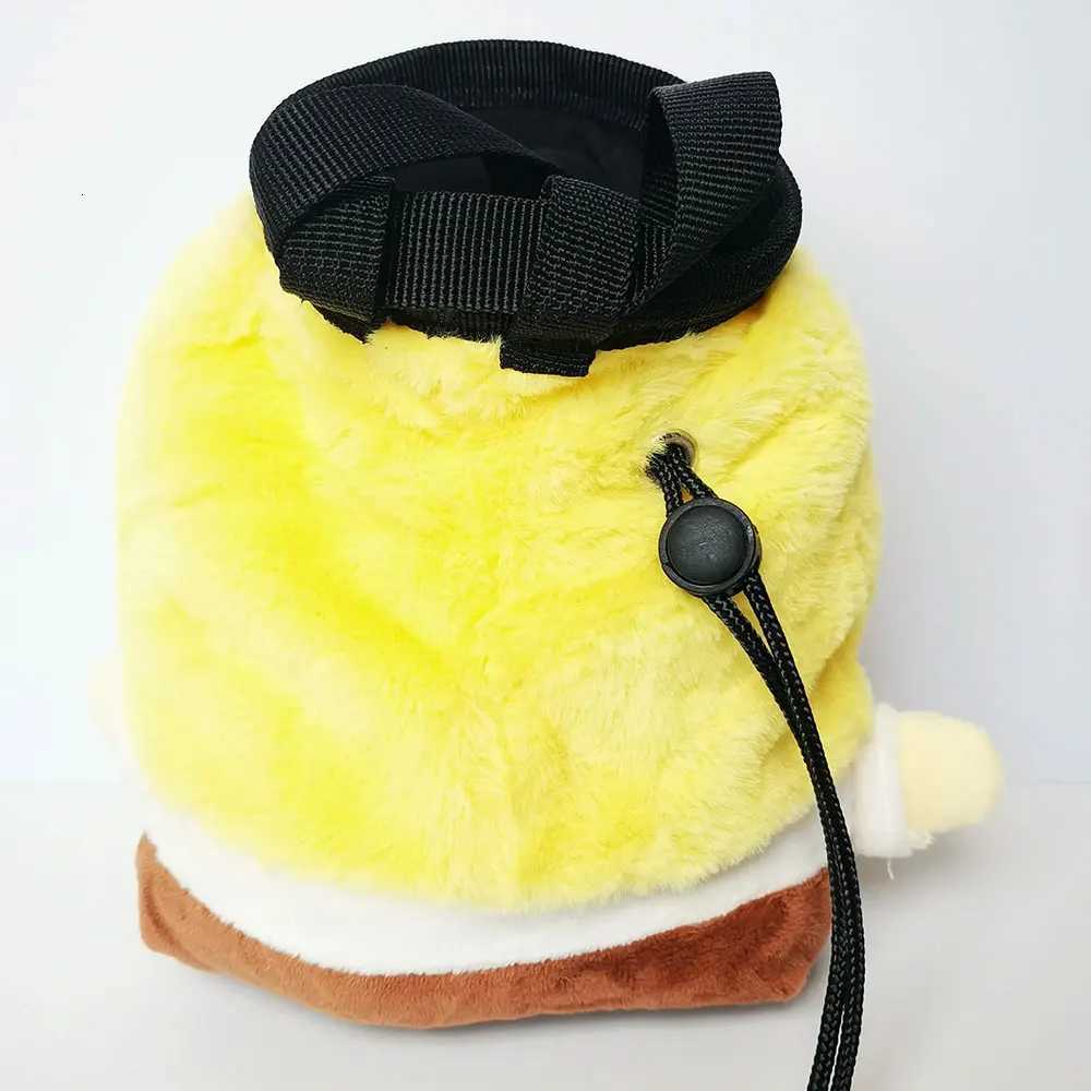 Yellow Chubby Cute Rock Climbing Magnesium Powder Bag Rock Climbing Chalk Bag Archery Scattering Bag y250730