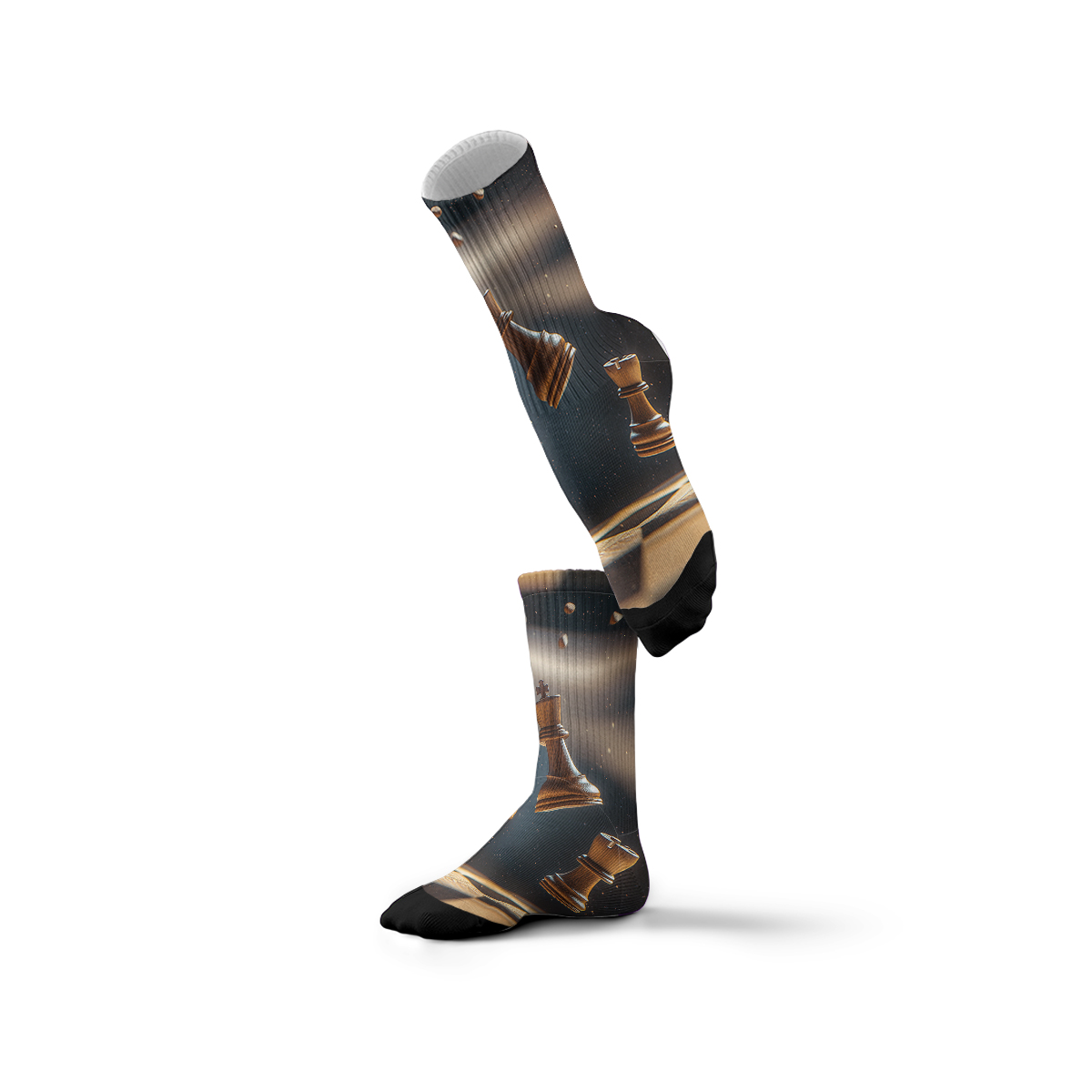 Chess Piece 3D Print Unisex Tube Sock C107