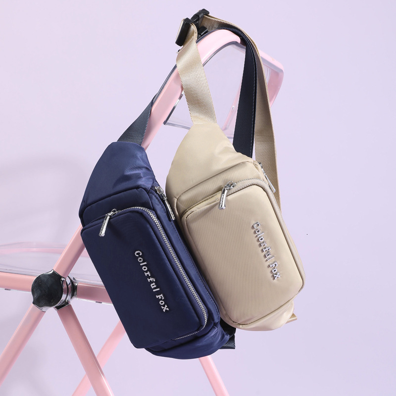 Colorful Fox New Women's Chest Fashion Casual Key Phone Multi-layer Portable Cashier Waist Bag ddmymoon