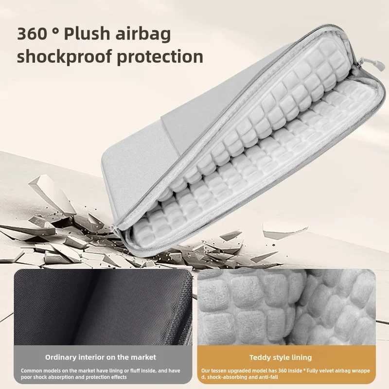 15.6 Inch Laptop Sleeve Bag for MacBook Air Pro 13 13.3 14 15.4 Notebook Pouch for Lenovo Asus HP Dell Portable Bag Cover Case y250730