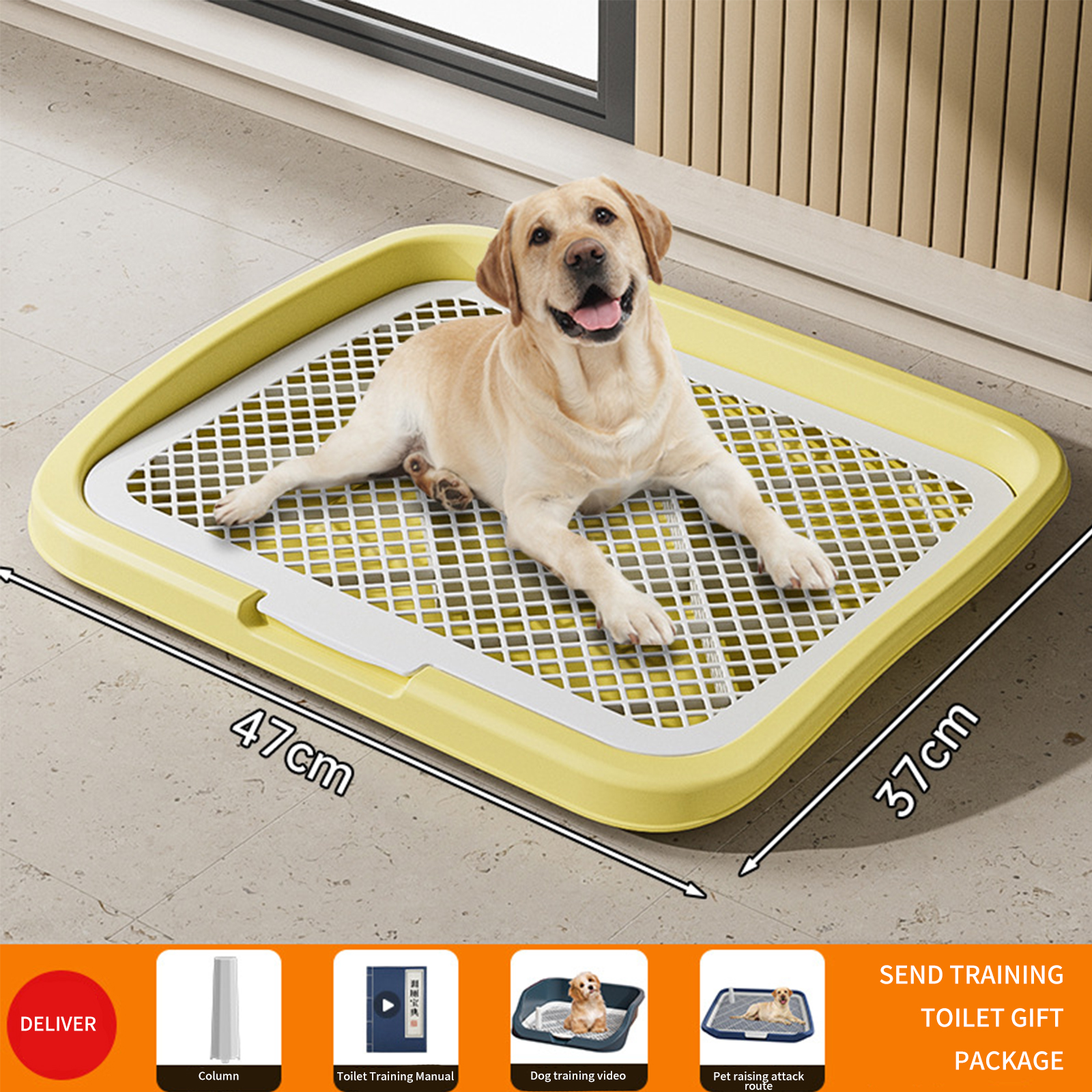 Dog toilet oversized small medium large dog flat high fence splash proof dog urinal delivery column manufacturer wholesale