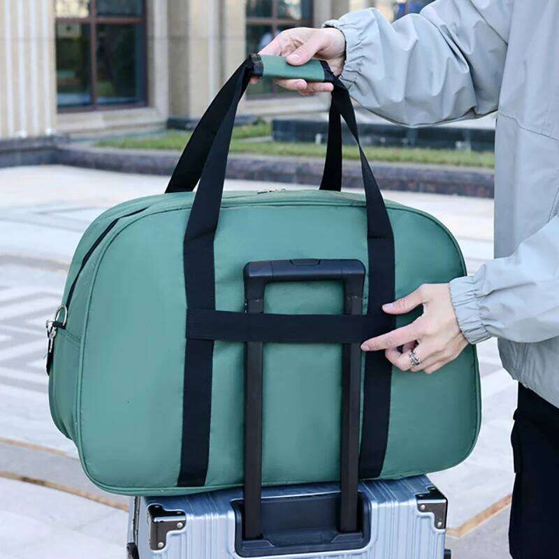 Travel Duffel Bag Oxford Ladies Bags Zipper Tote Handbag Outdoor Climbing Hiking Handheld Laptop Schoolbag Gym Sports Satchel