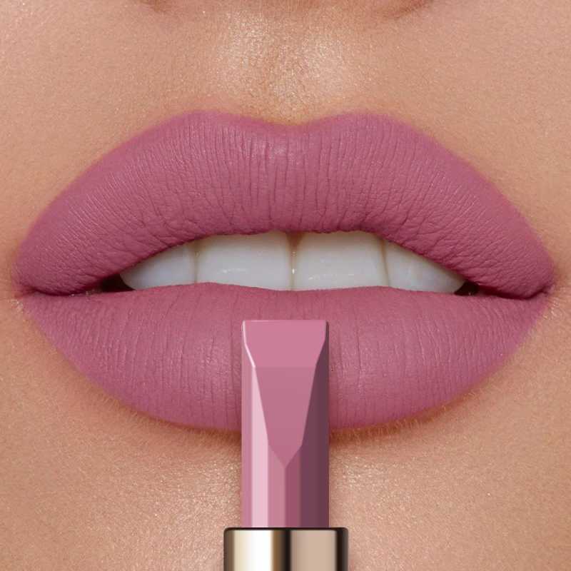 Velvet Smooth Matte Lipsticks Waterproof Non-Stick Cup Long-Lasting Makeup Moisturizing Solid Lipstick G250729