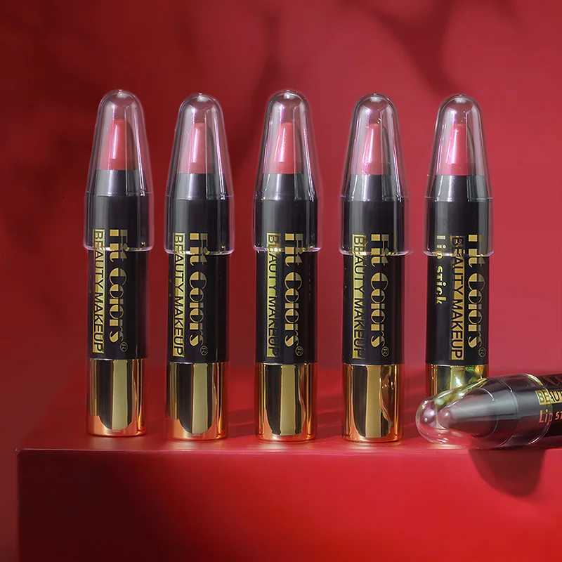 6-Color Nourishing Lip Crayons - Velvet Finish Hydrating Non-Transfer and Waterproof Lipsticks G250729