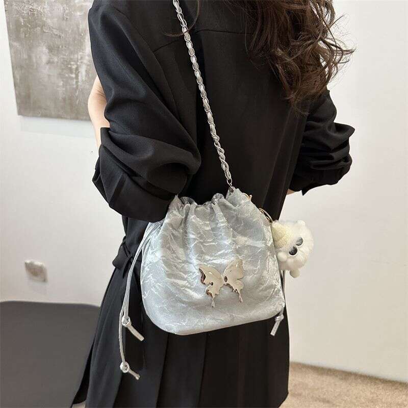 Summer Small for Women 2024 New Design Sense Niche Designer Chain Crossbody Fashion Bucket Bag