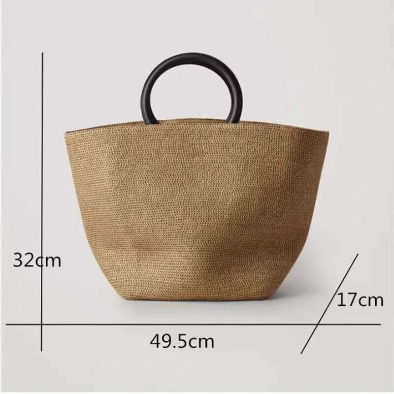 NEW Fahion Straw Woven Purae Handbags Women Summer Beach Vintage Casual Shoulder Crossbody Bags Large Capacity Totes