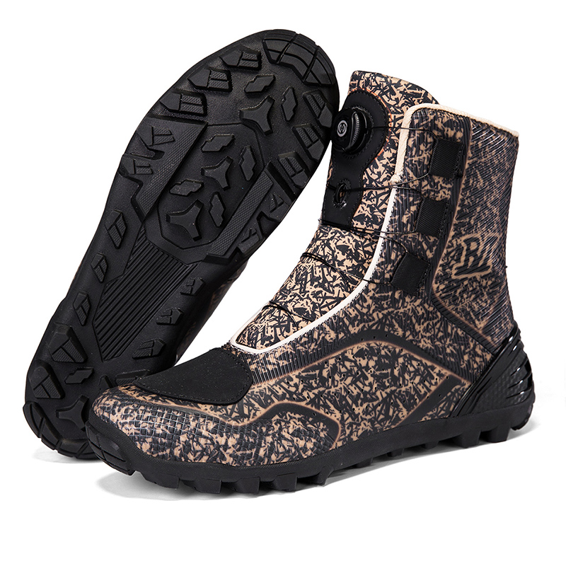 Motorcycle shoes Shoes men high top men's outdoor comfortable non slip wear resistant protection