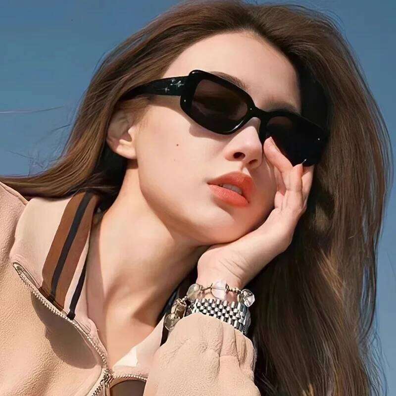 TAORED Korean Styles Small Square for Women and Men Trendy Fashion Handmade Acetate Nylon Lens Designer Sunglasses