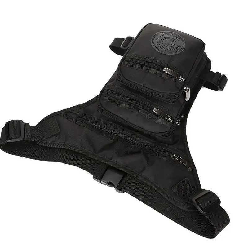 Men Fanny Waist Hip Pack Bum Belt Leg Bag Purse Multi-function Travel Climb Nylon Male Crossbody Motorcycle Rider Drop Bags R250729
