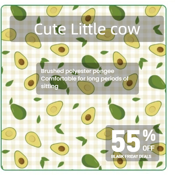 Outdoor moisture-proof mat, thickened picnic mat, camping outdoor waterproof lawn tent, portable floor mat, outdoor beach canvas Cute Little cow