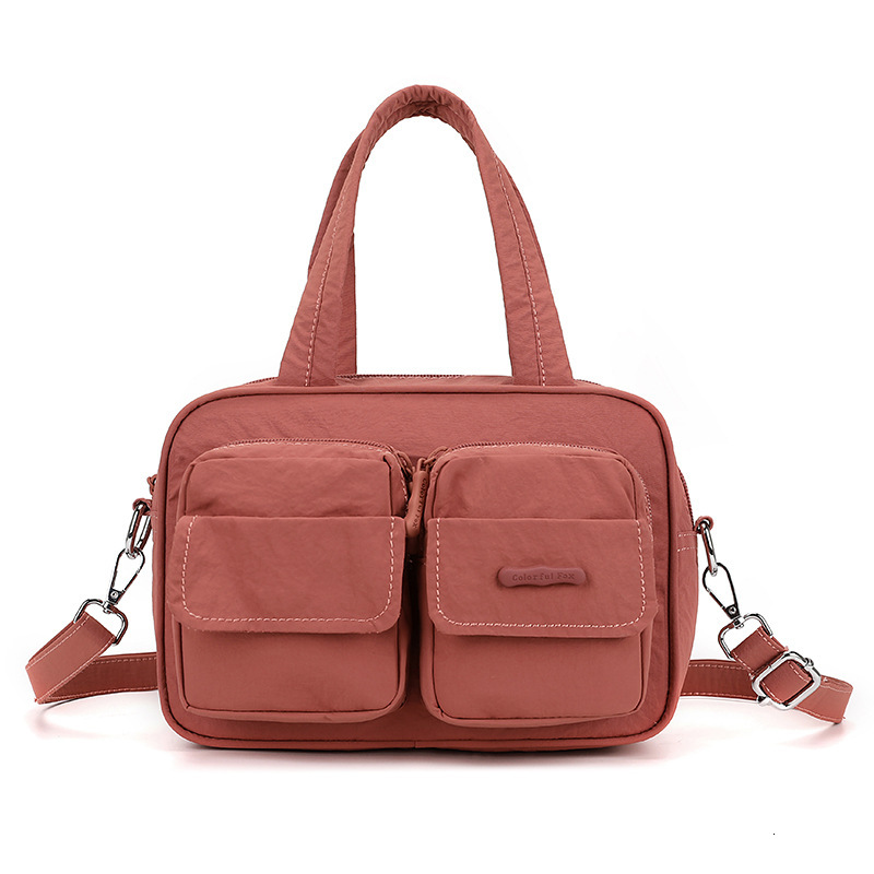 Colorful Fox Korean Version Ins New Fashion Versatile Single Shoulder Crossbody Multi-Pocket Handbag Work Bag ddmymoon