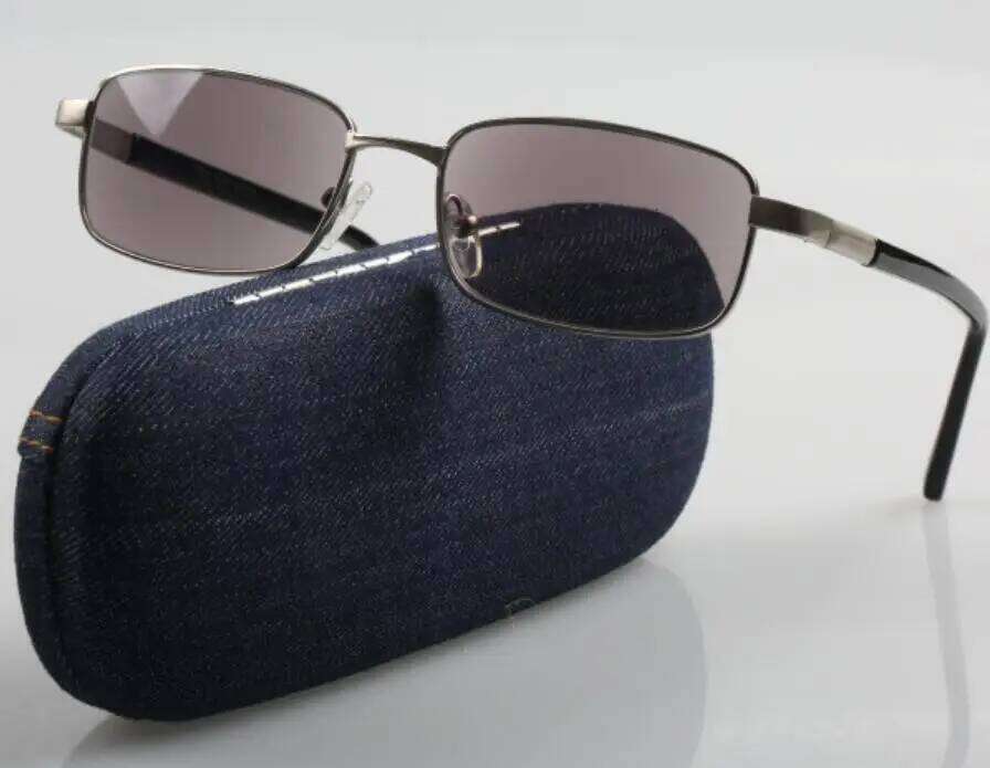 Metal Frame Photochromic Reading Sun Glasses Men Women Presbyopia Eyeglasses Sunglasses Discoloration Diopters 1.0 to +4.0 L2