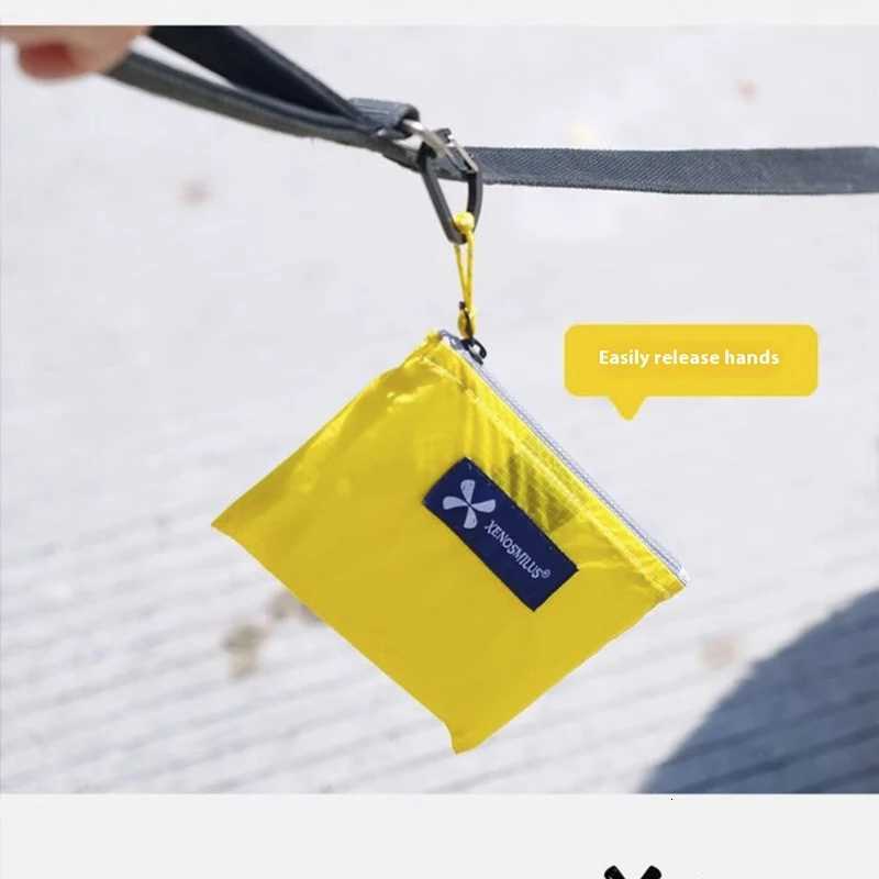 XENOSMILUS Outdoor Waterproof Coin Card Bag Silicone-coated Multifunctional Coin Purse Portable Minimalist Storage Bag G250729