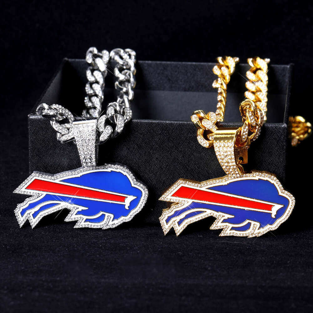 New Fashion Personality Oil Drip Rugby Team Necklace Accessory Men's Versatile Hip-Hop Cuban Chain