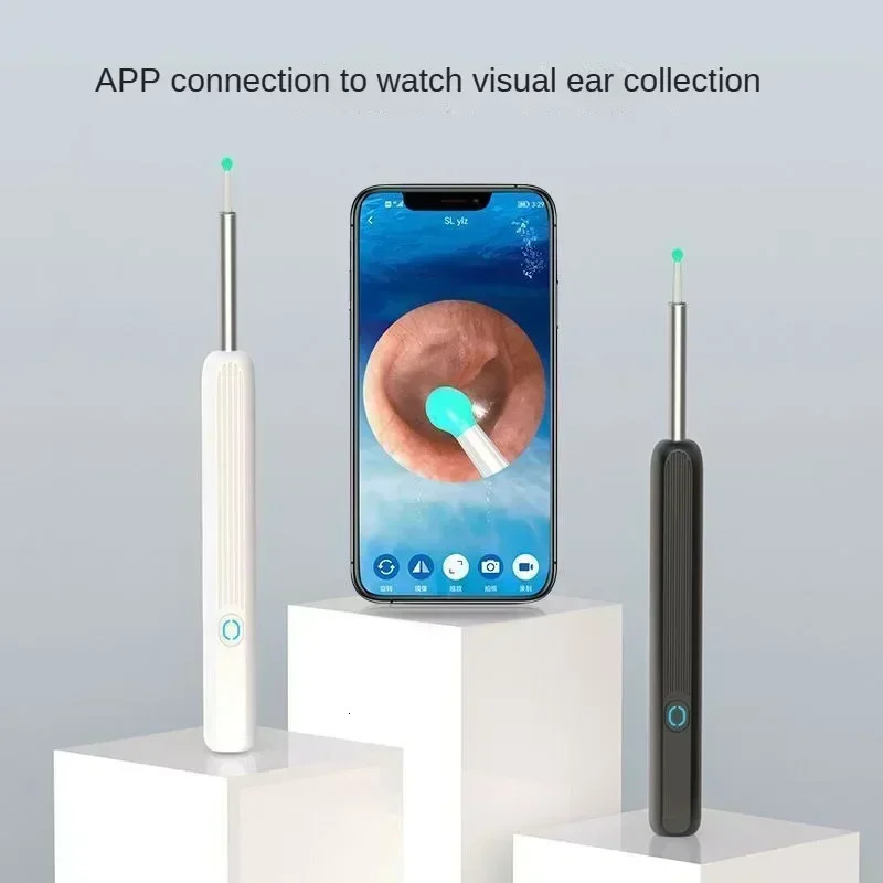 Wireless Wi-fi Visual Ear Cleaner Otoscope Ear Wax Ear with 1296P HD Cleaning Kit Removal Sticks Endoscope Camera Tool Kit 250726
