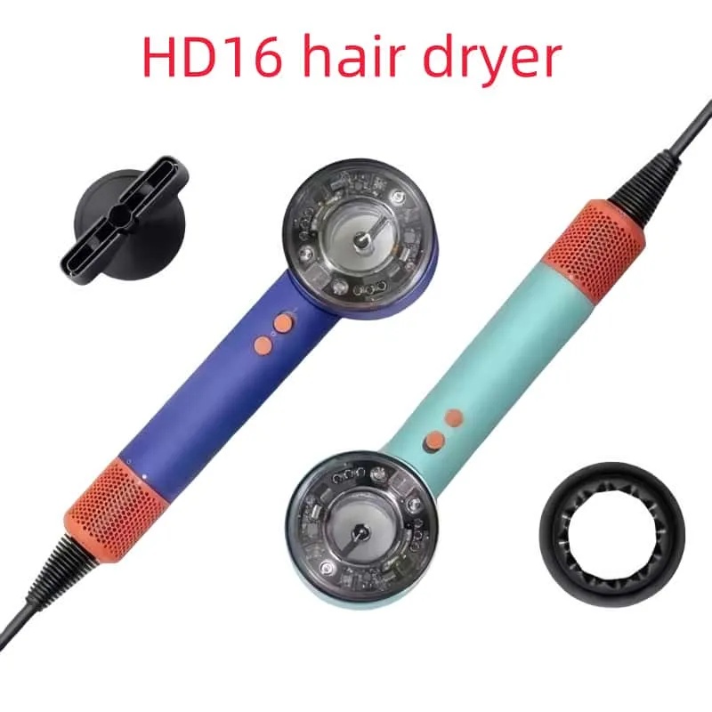 Hair Dryer HD16 Hair Dryer 5 in 1 Professional Multi-functional Salon Blow Powerful rotating connected nozzles Modeling design Negative Ion Hair Constant Dryer