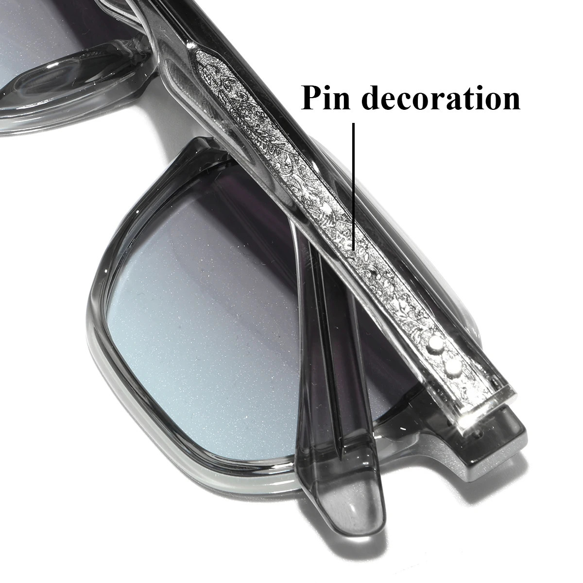 Ruiao Retro Square Sunglasses Vintage Man Pin Temple Glasses Shades For Women Small Face UV High Quality 250729