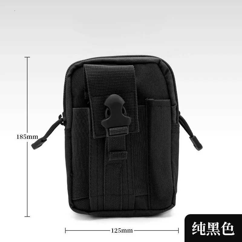 Mens Belt Bag Outdoor Waist Phone Pouch Nylon Waterproof Tactical Molle Pocket Sports Hunting Accessories EDC Tool Storage Pack R250729