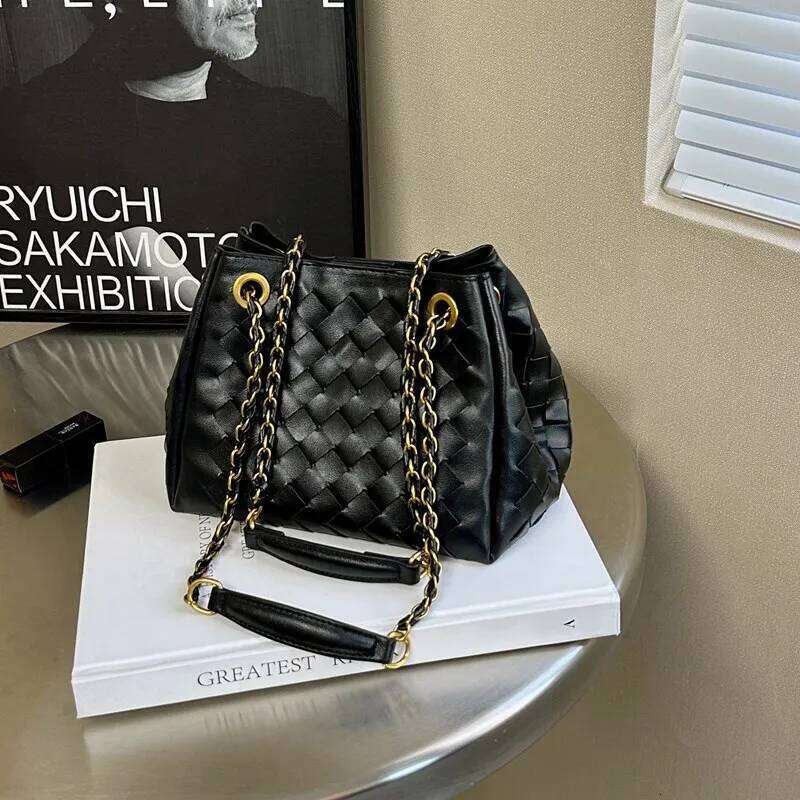 Classic Women's Elegant Tote Bag Leather Crossbody Handbags Brand For Ladies Designer Style MDNG