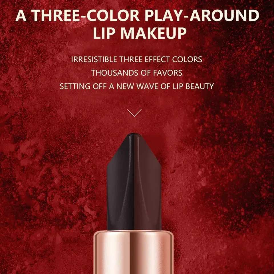 3 Color Non-Stick Lipstick Waterproof Long-Lasting Liquid Tint Moisturizing Tear-Off Lip Stain Color-Holding Formula G250729