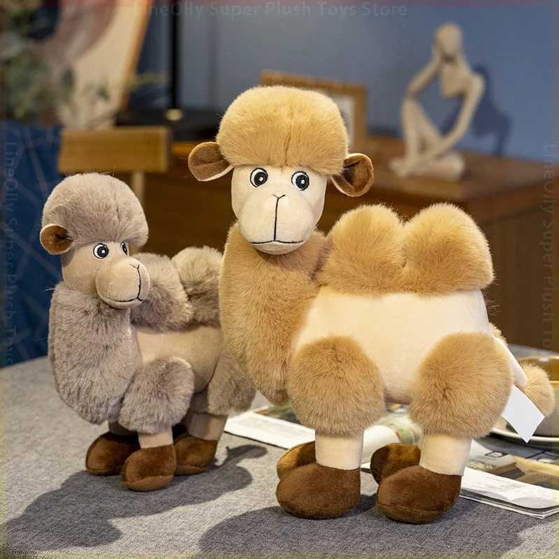 2838cm Cute Cartoon Camel Plushies Doll Soft Stuffed Animals Plush Toys Home Decor Girls Sleeping Hug Pillow for Kids Christmas Gift XJ260303