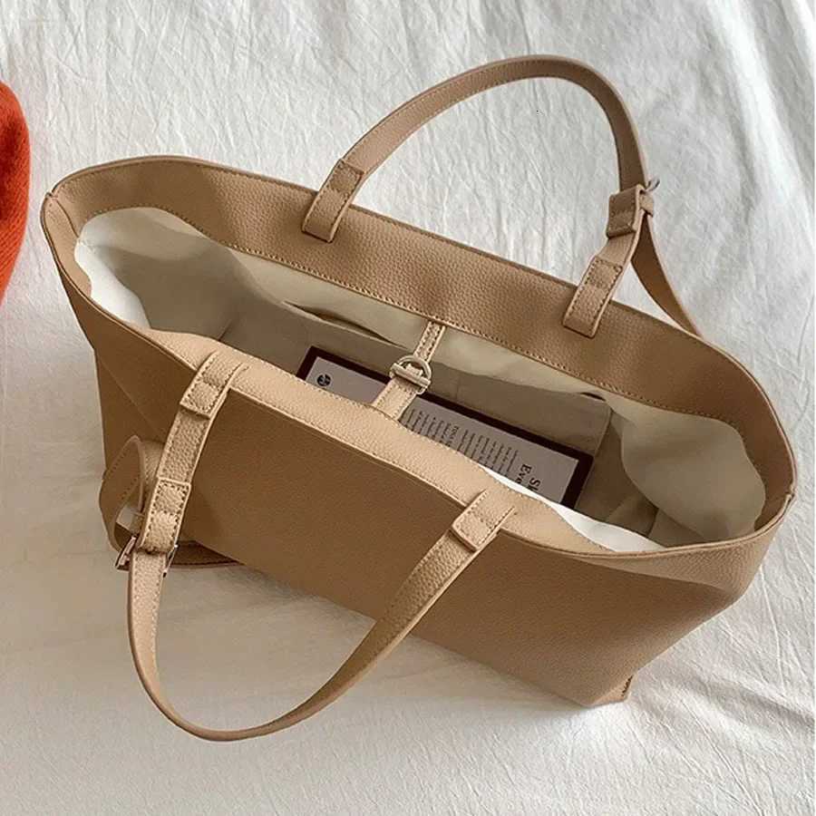 Soft Wen Tote Bag PU Leather Shoulder Bags for Wen NEW Handbags Large Shopper Purses Y250730
