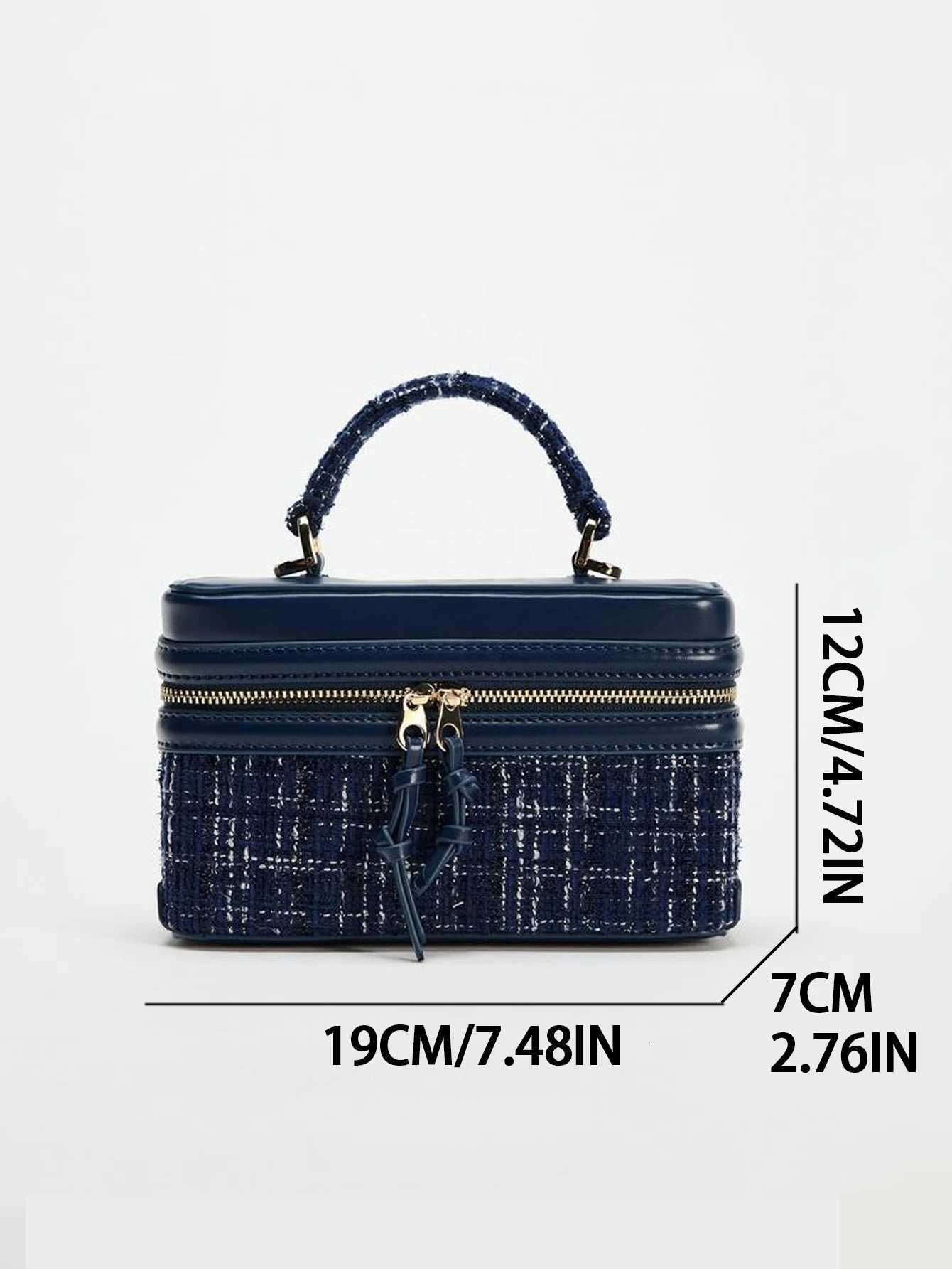 2024 Autumn and Winter New Small Square Bag with Hard Single Shoulder Crossbody Portable Fi Box Bag Wen Y250730