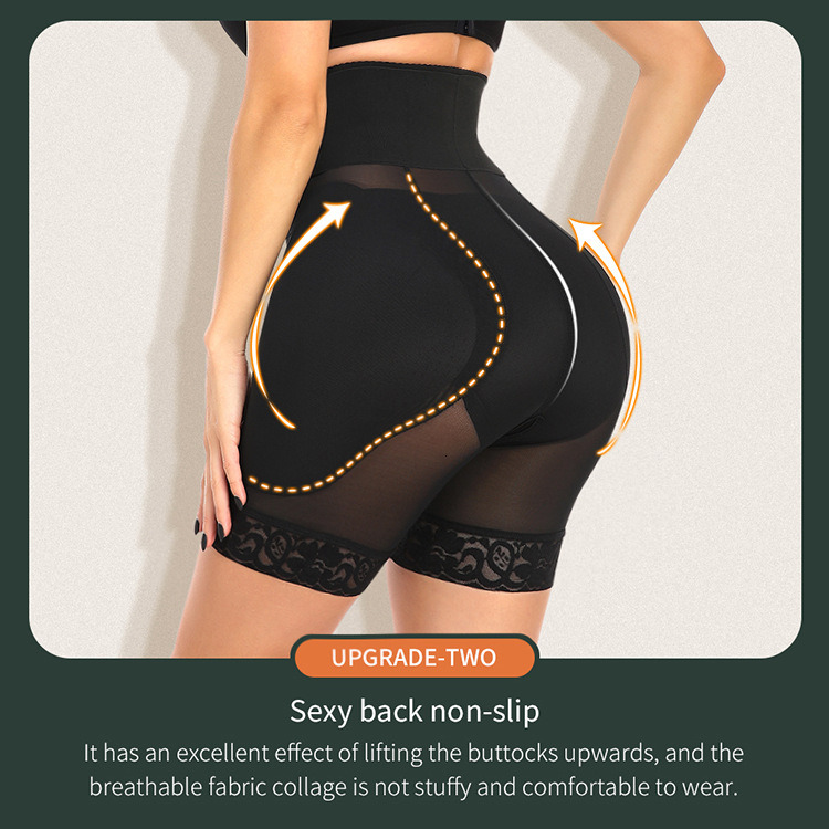 Body Shapers Shapewear Women Control Panties Hip Pads Shapewear Tummy Double Compression Fajas Reductoras Y Modeladoras Mujer