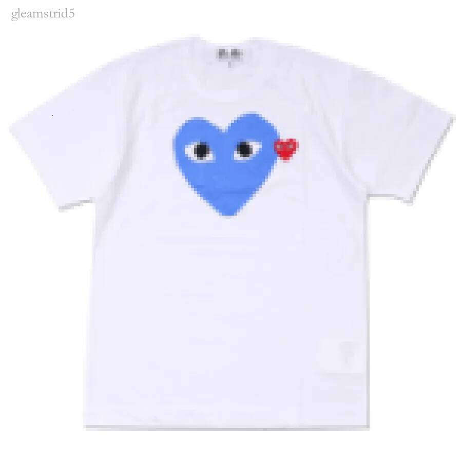 comme desvgarcon shirt Sleeved Trend Shirt Play Shirt Designer t shirt Heart Eyes Printed T-Shirt Unisex Quality Euro Play Shirt dad
