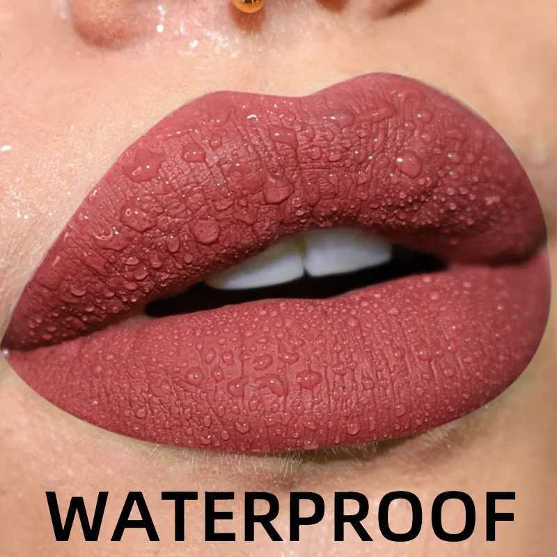 24h Long-Lasting Matte Lip Glaze Waterproof Non-Stick Cup Liquid Lipstick High Pigment Lip Gloss Diverse Shades Lip Tint G250729