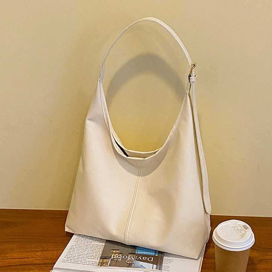 Trendy Casual Soft PU Mens Handbags Solid Color Large Capacity Womens Shoulder Bag Tote Bag for Shopping Y250730