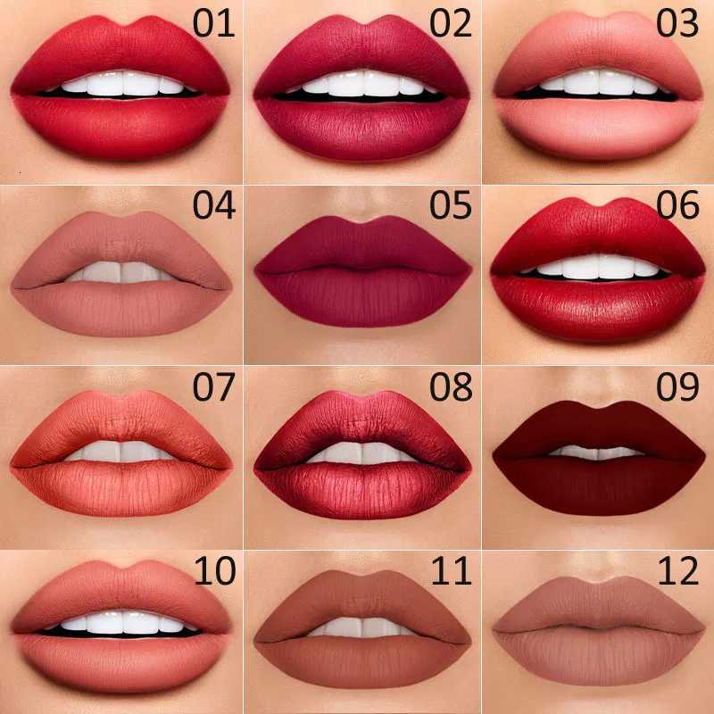 Double Ended Matte Lipstick Long Lasting Waterproof Lipsticks Brand Lip Makeup Cosmetics Dark Red Lips Liner Pencil Beauty G250729