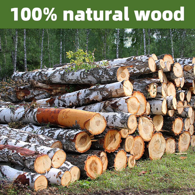 Single-use Wood Slice Tool Designed for Efficiently Dividing Loaves of Bread and Delicate Pastries - natural wood