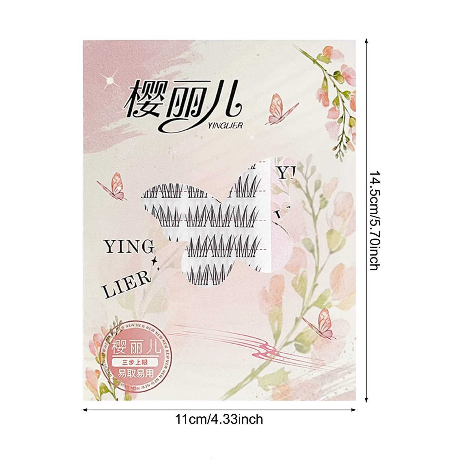 No Glue Needed Korean False Eyelashes C Curl Natural Wispy Lash Extension Segmented Manga Anime False Eyelashes Z250730