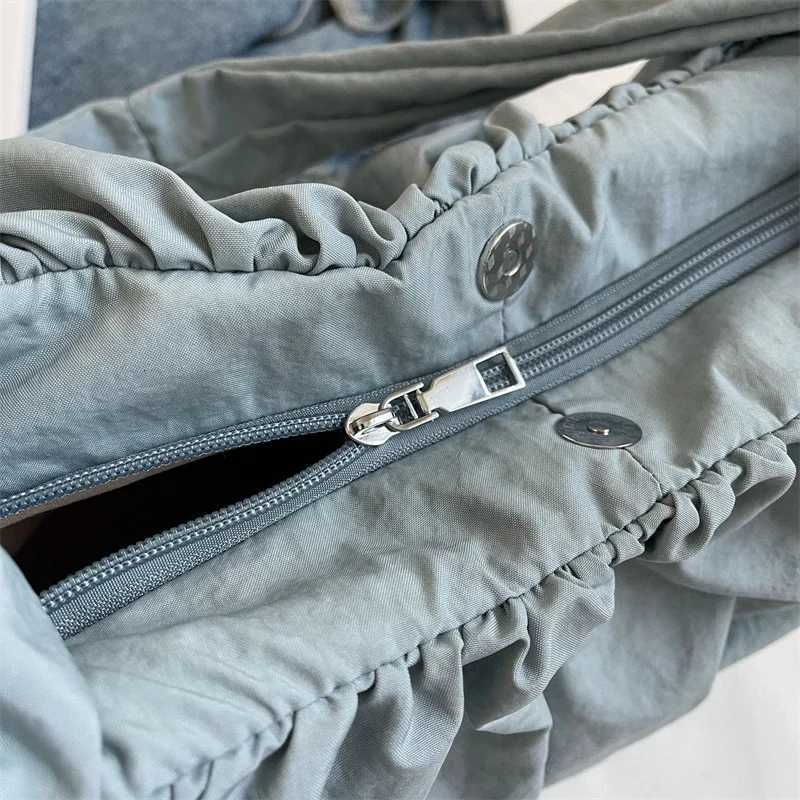 Solid Casual Sewing Thread Shoulder Bags Soft Interior Compartment 2025 High Quality Bags For Women Zipper Womens Handbags Y250729