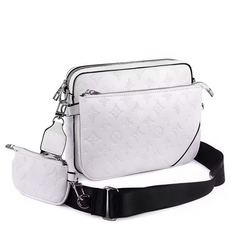 High Quality Designer bags mens womens POCHETTE TRIO Cross Body Wallets Leather tote bag Patchwork handbag shoulder bags Totes Purse Crossbo