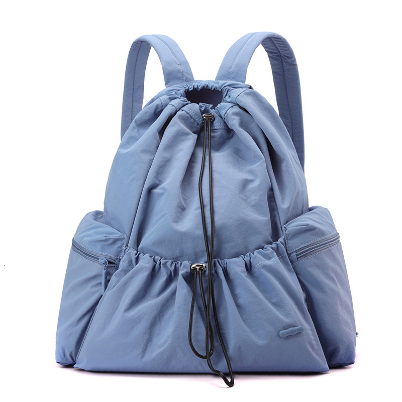 Colorful Fox Korean Style Ins New Women's Large Capacity Backpack Drawstring Lightweight Sports Badminton Bag ddmymoon