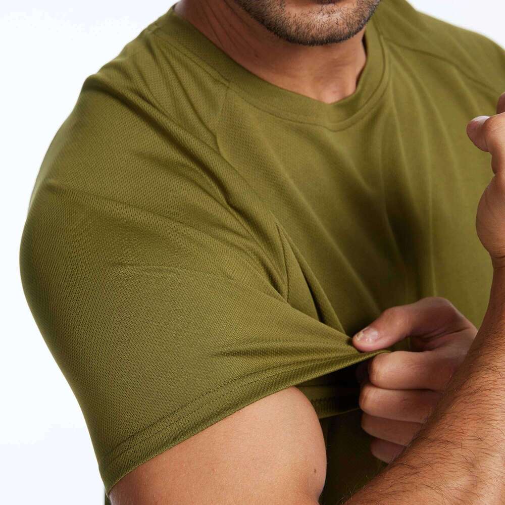 3Pcs Solid Color T-Shirts Set, Basic Style Breathable Sport Tops for Running Jogging Outdoor