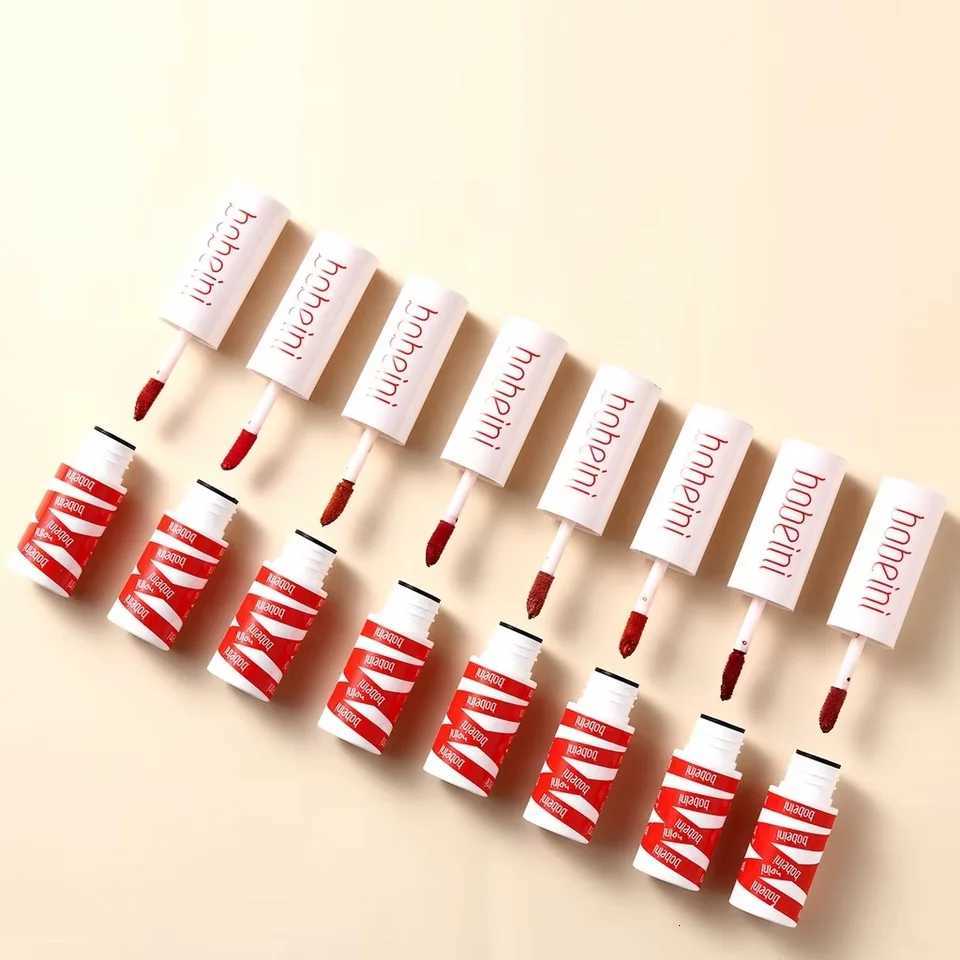 8 Color Water Gloss Mirror Velvet Lip Gloss Lasting Waterproof Matte Smooth Nude Brown Lip Color Holiday Gift Korean Style G250728