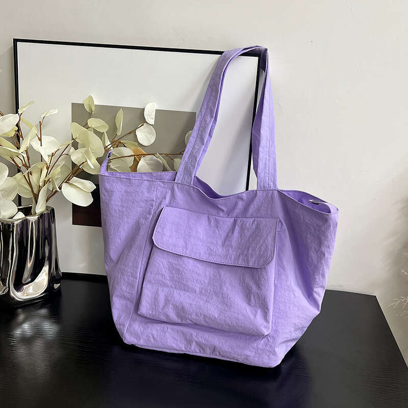 Large Capacity 24 New Single Shoulder Cloth for Women with Design Sense Commuting Fashion Multi-Pocket Tote Bag